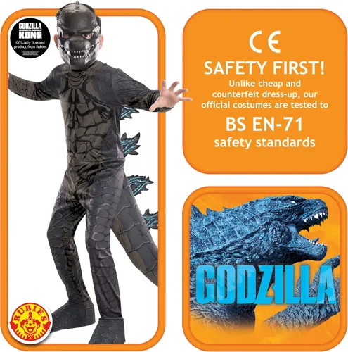 Vista 2 de Godzilla VS Kong Godzilla Kids Costume