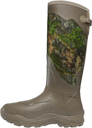 Vista 3 de LaCrosse Botas de serpiente Alpha Agility de 17 pulgadas para hombre con goma impermeable, suela de EVA y protección de dedos de serpiente