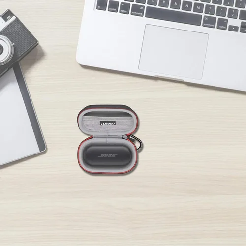 Vista 6 de RLSOCO Funda de transporte para Bose QuietComfort (modelo 2020) / auriculares deportivos inalámbricos con cancelación de ruido, color negro