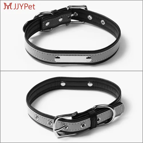 Vista 8 de Collares reflectantes personalizados para gatos con etiqueta de nombre y chapado, collar de gato personalizado grabado con nombre y teléfono, collar