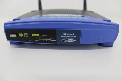 Vista 2 de Cisco-Linksys WRT54GS Router de banda ancha inalámbrico G con SpeedBooster