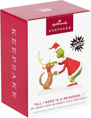 Vista 7 de Hallmark Keepsake Adorno del Dr. Seuss Grinch
