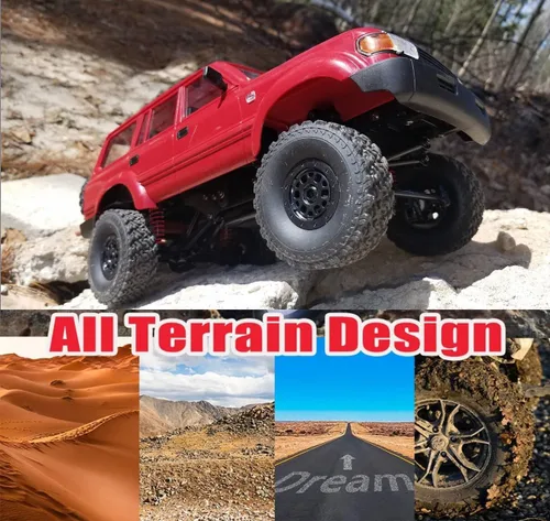 Vista 3 de RC Rock Crawler 4x4 RC Camión WPL C54 1/16 RC Rastreador RTR Camión de Control Remoto Todo Terreno 2.4G con Dirección Proporcional Motor 260, Nueva