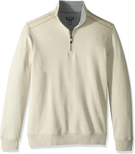 Vista 13 de Van Heusen Flex de manga larga 1/4 cremallera suave suéter polar para hombre (descontinuado)