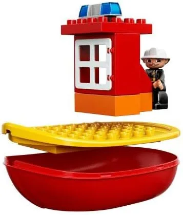 Vista 4 de LEGO DUPLO Town 10591 - Kit de construcción de barco de bomberos