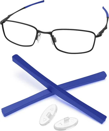 Vista 10 de Kits de goma de repuesto Piezas de nariz y auriculares para Oakley Casing OX3110/Clubface OX3102 Negro