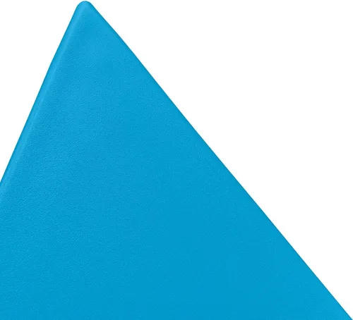 Vista 6 de LeisureMod Mesa auxiliar triangular de 15.75 pulgadas, mesa auxiliar apilable de plástico para uso en interiores y exteriores, resistente a la Azul