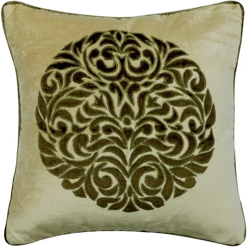 Vista 28 de The HomeCentric Fundas de almohada decorativas con bordes de 12 x 12 pulgadas Funda de cojín de seda de arte moderno Fundas de almohada verdes