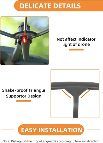 Vista 6 de BTG Protectores de hélice de liberación rápida compatibles con DJI Mavic 3 Pro Accesorios Piezas de repuesto