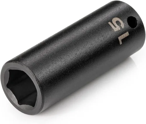 Vista 71 de TEKTON Zócalo de impacto de 6 puntos de 1 pulgada de profundidad de 3/8 pulgadas x 1 pulgada SID13025