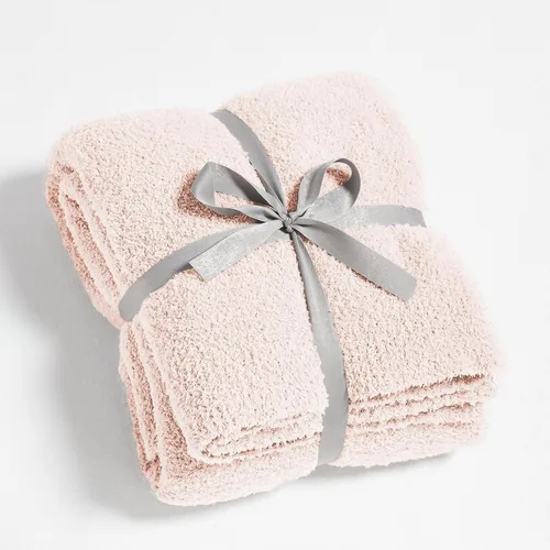 Vista 11 de CYMULA Manta de Punto Súper Suave Tamaño Throw Beige - Ligera Afelpada Esponjosa Mullida Cálida Acogedora Mantas y Throws para Sofá Cama Uso