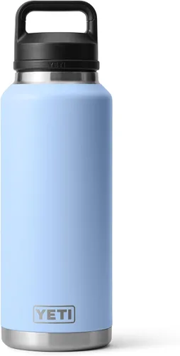 Vista 29 de YETI Rambler Botella de 46 oz, a prueba de fugas, aislada al vacío, de acero inoxidable con tapa Chug, Seafoam Verde mar
