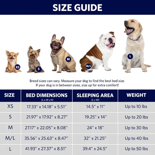 Vista 7 de MidWest Homes for Pets Orthoperdic - Cama para mascotas con protector de tela de teflón, XS marrón