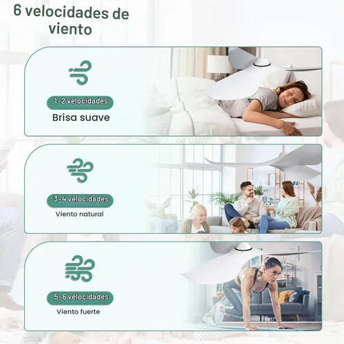 Vista 4 de CACI Mall Ventilador de techo blanco de 52 pulgadas, sin luz, moderno, control remoto, perfil bajo, ventilador de techo de 3 aspas con motor CC