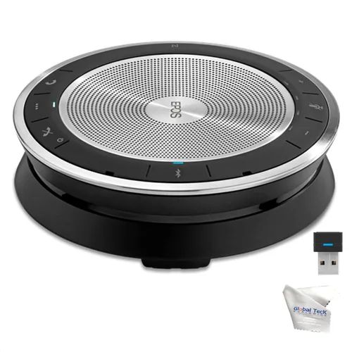 Vista 9 de GTW Bundle EPOS - Altavoz Sennheiser SP 30+ con USB Bluetooth Dongle y GTW cargador de 2 puertos, compatible con equipos, zoom, Webex, Skype, móvil