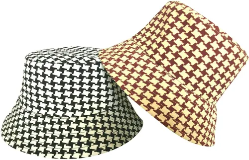 Vista 9 de Sombrero de pescador reversible para mujer, diseño de pescador, playa, para el verano, plegable, para el sol 2 piezas leopardo (verde+marrón)