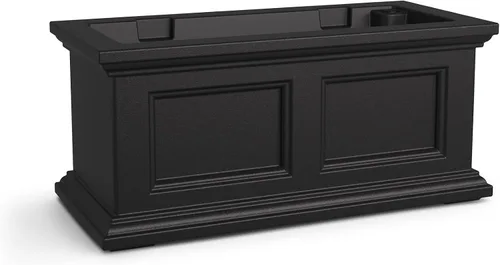 Vista 11 de Mayne Fairfield - Maceta con ventana de 2 pies, con riego automático, resistente a la intemperie para flores, diseño duradero