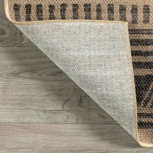 Vista 3 de nuLOOM Alfombra de Área Easy-Jute de 5' x 8', Lavable a Máquina, Antideslizante, para Sala de Estar, Dormitorio, Habitación de Niños, Guardería
