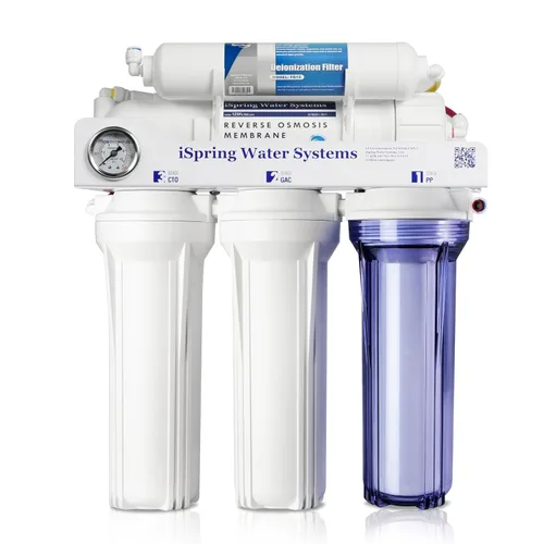 Vista 11 de iSpring F7D - Paquete de cartuchos de repuesto de filtro de agua de ósmosis inversa de 1 año para sistemas de filtro de agua RO de desionización