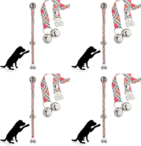Vista 11 de El timbre original para orinal para perro, campanas de perro para entrenamiento de orinal y ruptura de casa de cachorros, entrena a tu perro
