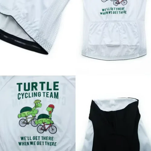 Vista 4 de BikingBros Cycling Jersey - Men and Women Cycling Clothing-Bike Jersey Cycling Set Bike Shirts Breathable Quick Dry