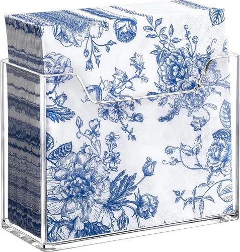 Vista 10 de Toallero de acrílico para baño, servilletero vertical transparente impermeable para cocina, soporte para toalla de mano desechable, bandeja moderna