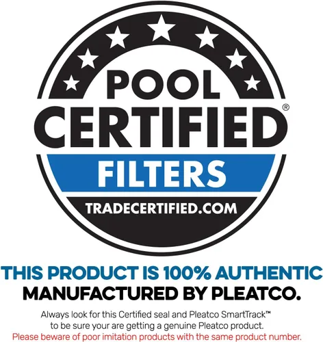 Vista 3 de Pleatco Reemplazo del cartucho de filtro de piscina PAP100-EC para Unicel: C-9410, Filbur: FC-0686, números de pieza OEM: R173215, 59054200, blanco