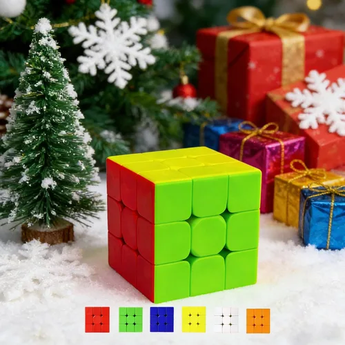 Vista 2 de Cubo de velocidad 3x3, rompecabezas de cubo 3x3 juguetes educativos