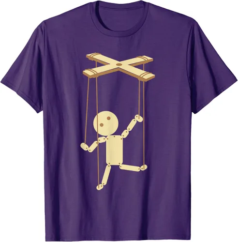 Vista 70 de Puppeteering - Camiseta de marionetas Ventrílocuo de tiriteros, Negro, S