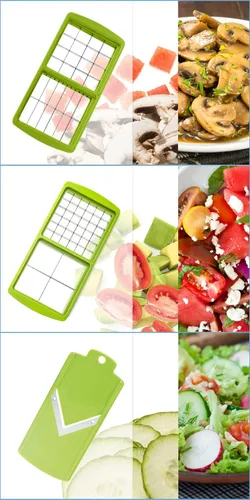Vista 3 de Genius Nicer Dicer Smart 13 piezas Cortador de verduras Cortador de cebolla Cortador de frutas Nuevo