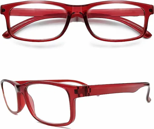 Vista 8 de Paquete de 5 lentes de lectura con bloqueo de luz azul, lentes de lectura para mujeres y hombres, filtro antirayos ultravioleta/reflejo, anteojos
