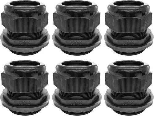 Vista 23 de Prensaestopas PENGLIN - Conector de cable de nailon NPT de 1-1/2 pulgadas, conector de cable de alivio de tensión, tuerca de bloqueo ajustable