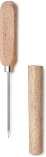 Vista 7 de True Spike - Herramienta de acero inoxidable con tapa y mango de madera para cócteles, restaurantes, bares, camping, accesorios de bar en casa, 8.5