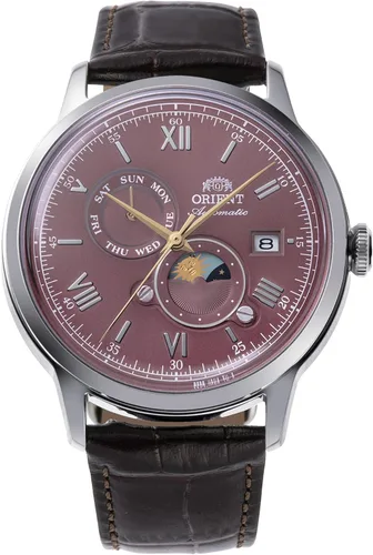 Vista 7 de Orient Bambino Versión 9 Reloj de vestir automático de acero inoxidable con calendario semanal Verde