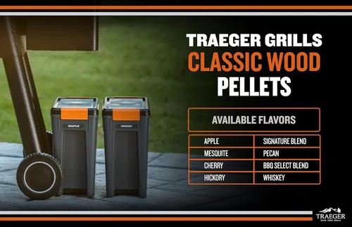 Vista 5 de Traeger Grills BAC637 Envase de almacenamiento de pellets Stay Dry con tapa de cierre, contenedor de pellets de madera con capacidad de 22lb