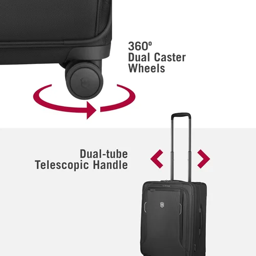 Vista 6 de Victorinox Airox Hardside, Negro -, Viajero Frecuente Plus