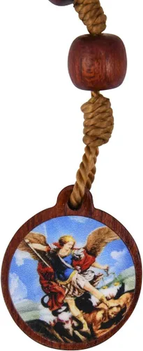 Vista 2 de Catholica Shop Coronilla de madera de San Miguel