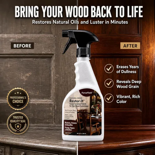 Vista 2 de ForceField Restore-It - Esmalte de muebles para madera fina