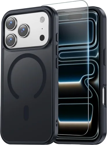 Vista 25 de Funda transparente para iPhone 11 con protector de pantalla, compatible con Magsafe, antiamarilleo, protección de grado militar, a prueba de golpes
