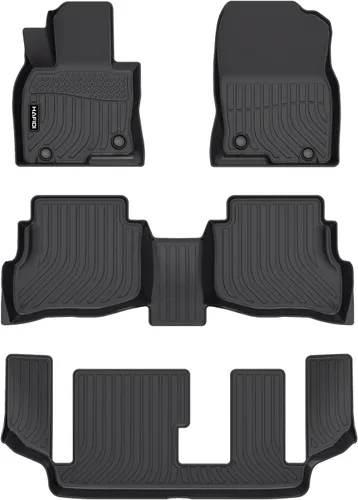 Vista 8 de HAFIDI® Juego de alfombrillas y forro de carga para Kia EV9 2024 2025 2026 (no apto para sillas de relajación), protección para todo tipo de clima