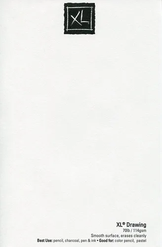 Vista 4 de Canson Papel de Dibujo Serie XL, bloc encuadernado con espiral, 5.5 x 8.5 pulgadas, 60 hojas (70 libras/114g), papel de artista para adultos