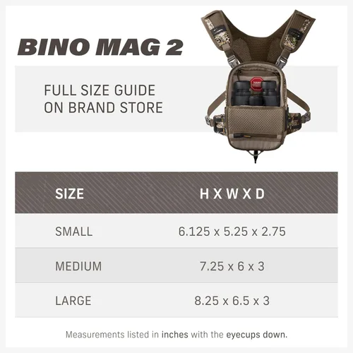 Vista 7 de Badlands Bino Mag 2 - Sistema modular de arnés binocular para un rendimiento y durabilidad óptimos, Approach OG, Grande