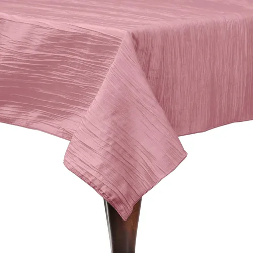 Vista 30 de Ultimate Textile - Paquete de 2 - Tafetán arrugado - Mantel rectangular Delano de 50 x 108 pulgadas, color verde manzana