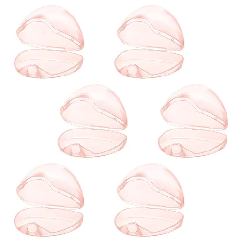 Vista 24 de Accmor Funda para chupete, estuche para chupete, contenedor para chupete para viajes, sin BPA, transparente, paquete de 2