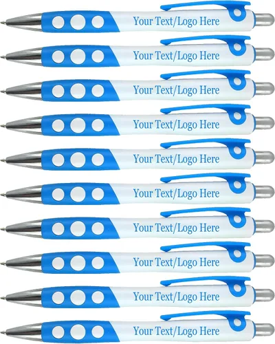 Vista 9 de SyPen Bolígrafos personalizados con logotipo/texto, paquete de 350 unidades a granel para negocios, fiestas y eventos, impresión personalizada