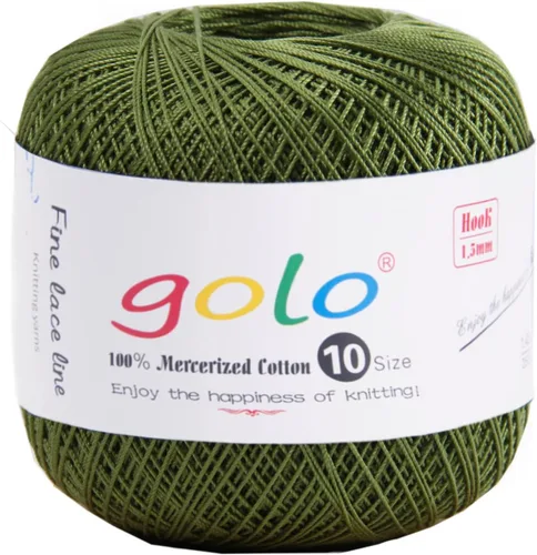 Vista 72 de Golo - 3 bolas de hilo de ganchillo tamaño 10, hilo de crochet para tejer a mano 102