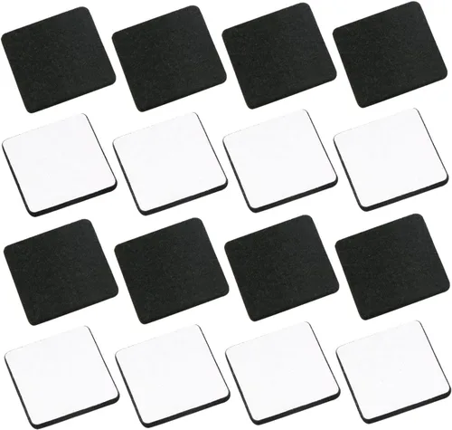 Vista 18 de 48 almohadillas de fieltro para muebles, almohadillas cuadradas de 0.63 pulgadas, protectores de suelo autoadhesivos antiarañazos para pies
