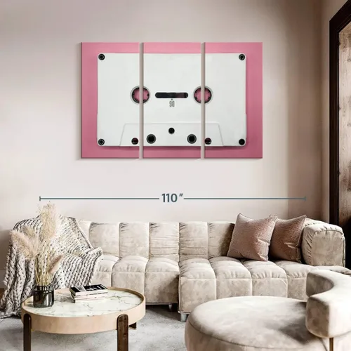 Vista 195 de Elephant Stock BW - Reproductor de discos de vinilo para pared, lienzo horizontal, decoración de pared de sala de estar de 3 piezas, impresión