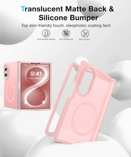 Vista 2 de [NO.1 Magnetic Case for Samsung Galaxy Z Fold 8 with MagSafe