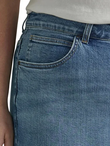 Vista 4 de Lee Jeans acampanados legendarios de talle medio para mujer, talla grande